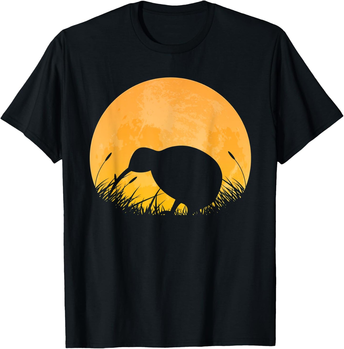 Kiwi Easy Halloween Outfit Bird Animal Moon Costume Gift T-Shirt - T-Shirt | Black