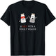 Sarcastic A Salt with a Deadly Weapon T-Shirt - T-Shirt | Black