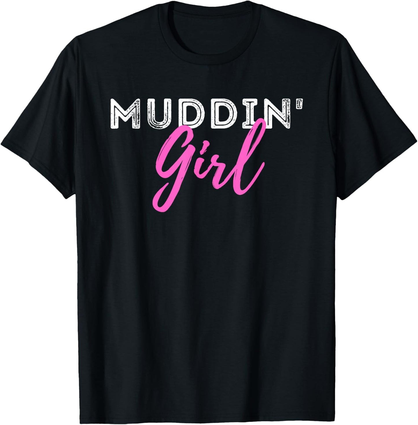 Muddin Girl - Quad Biker ATV 4 Wheeler Gift T-Shirt - T-Shirt | Black
