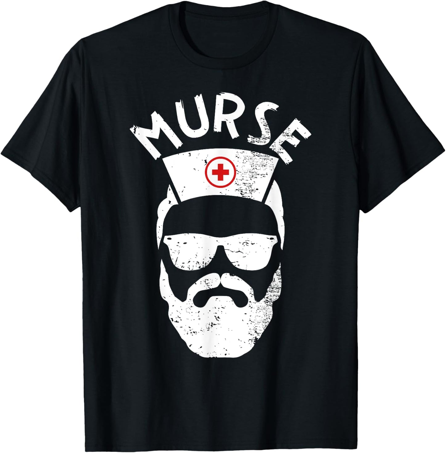 Murse Nurse Man Funny design Gift Male Nurse T-Shirt - T-Shirt | Black