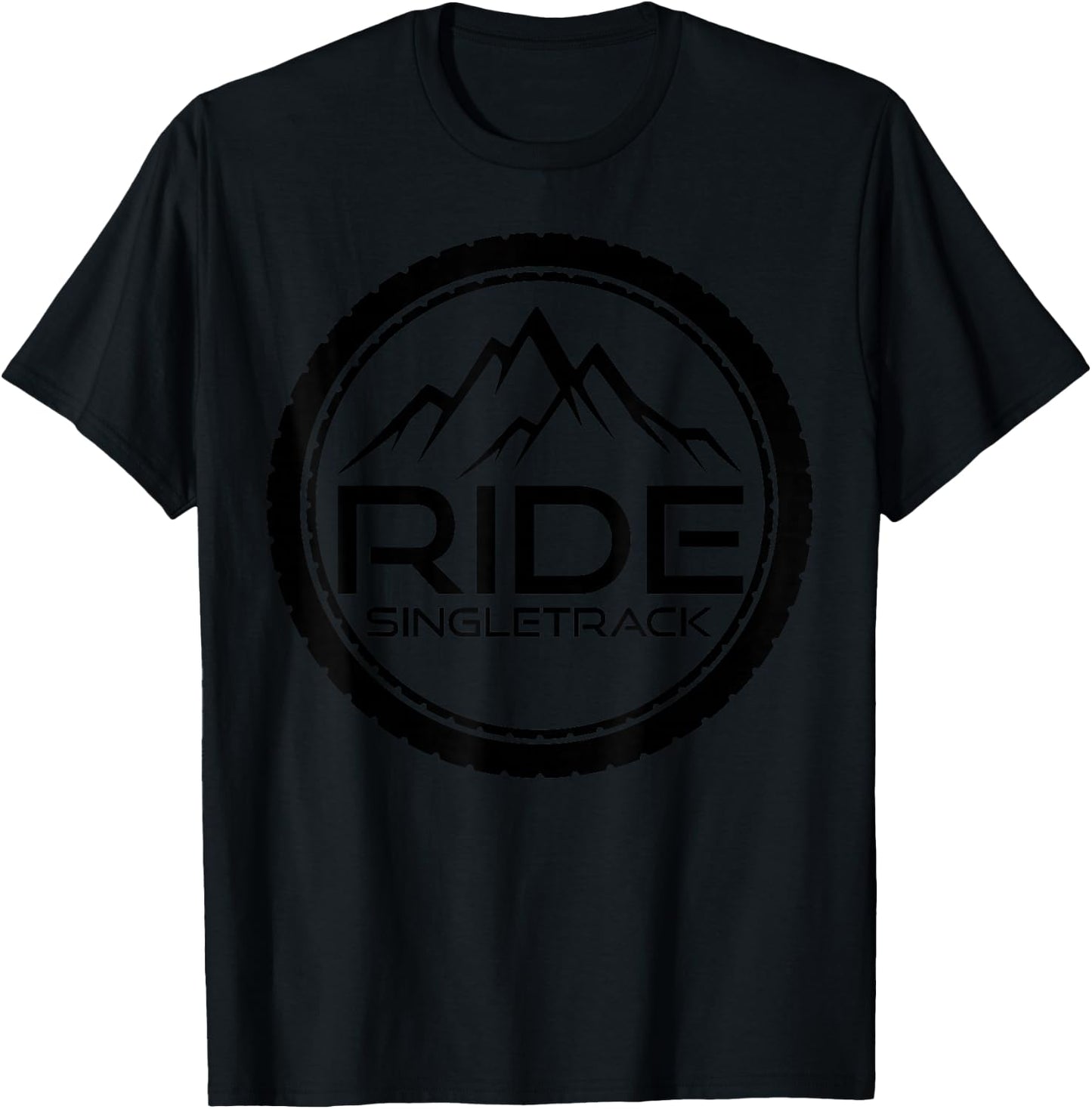 Mountain Bike MTB Freeride Mountain Biker Gift T-Shirt - T-Shirt | Black