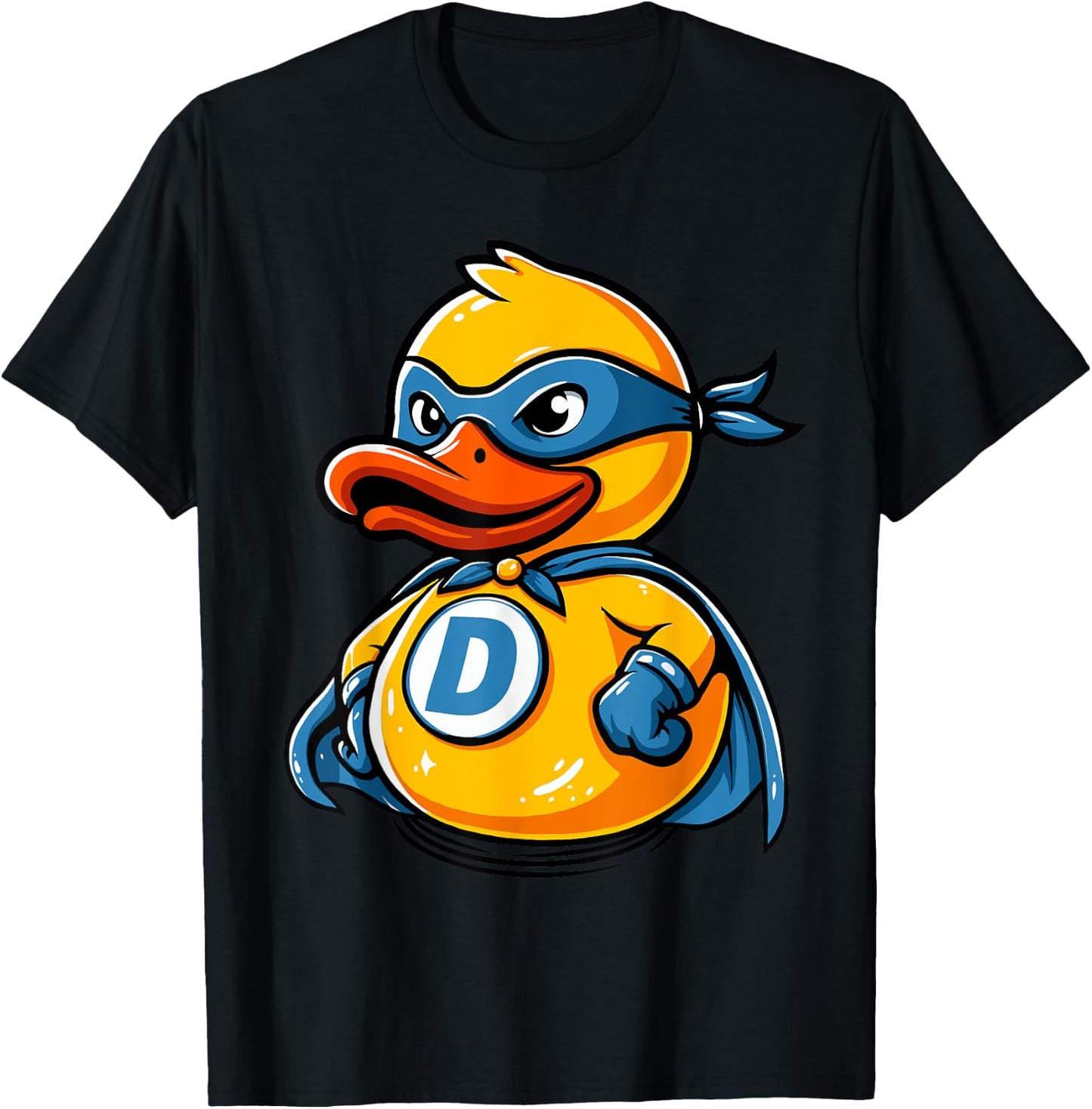 Superhero Duck T-Shirt - T-Shirt | Black