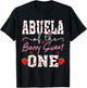 Abuela Of The Berry Sweet One Strawberry Grandma T-Shirt - T-Shirt | Black