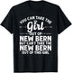 Girl Out Of NEW BERN NC NORTH CAROLINA Gift Funny Home Roots T-Shirt - T-Shirt | Black