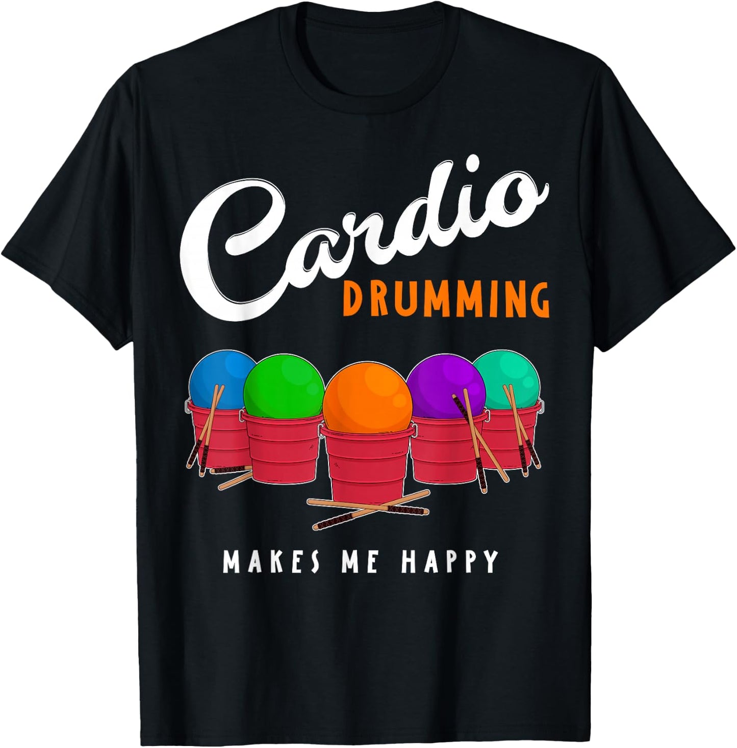 Cardio Drumming Squad Group T-Shirt - T-Shirt | Black