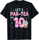 Let's Par-tea I'm 10 Years Old 10th Birthday Bubble Boba Tea T-Shirt - T-Shirt | Black