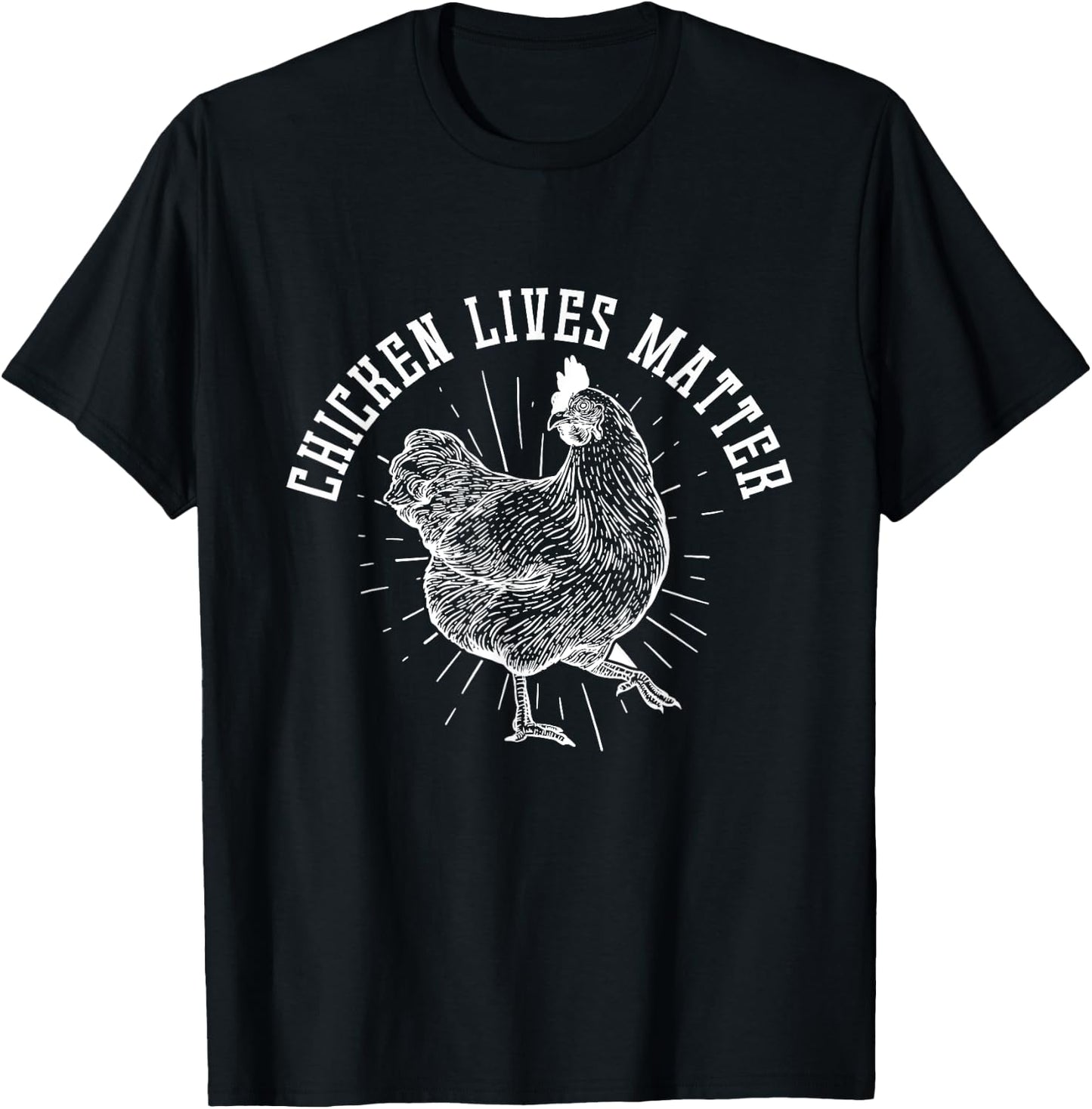 Chicken Lives Matter Chicken T-Shirt - T-Shirt | Black