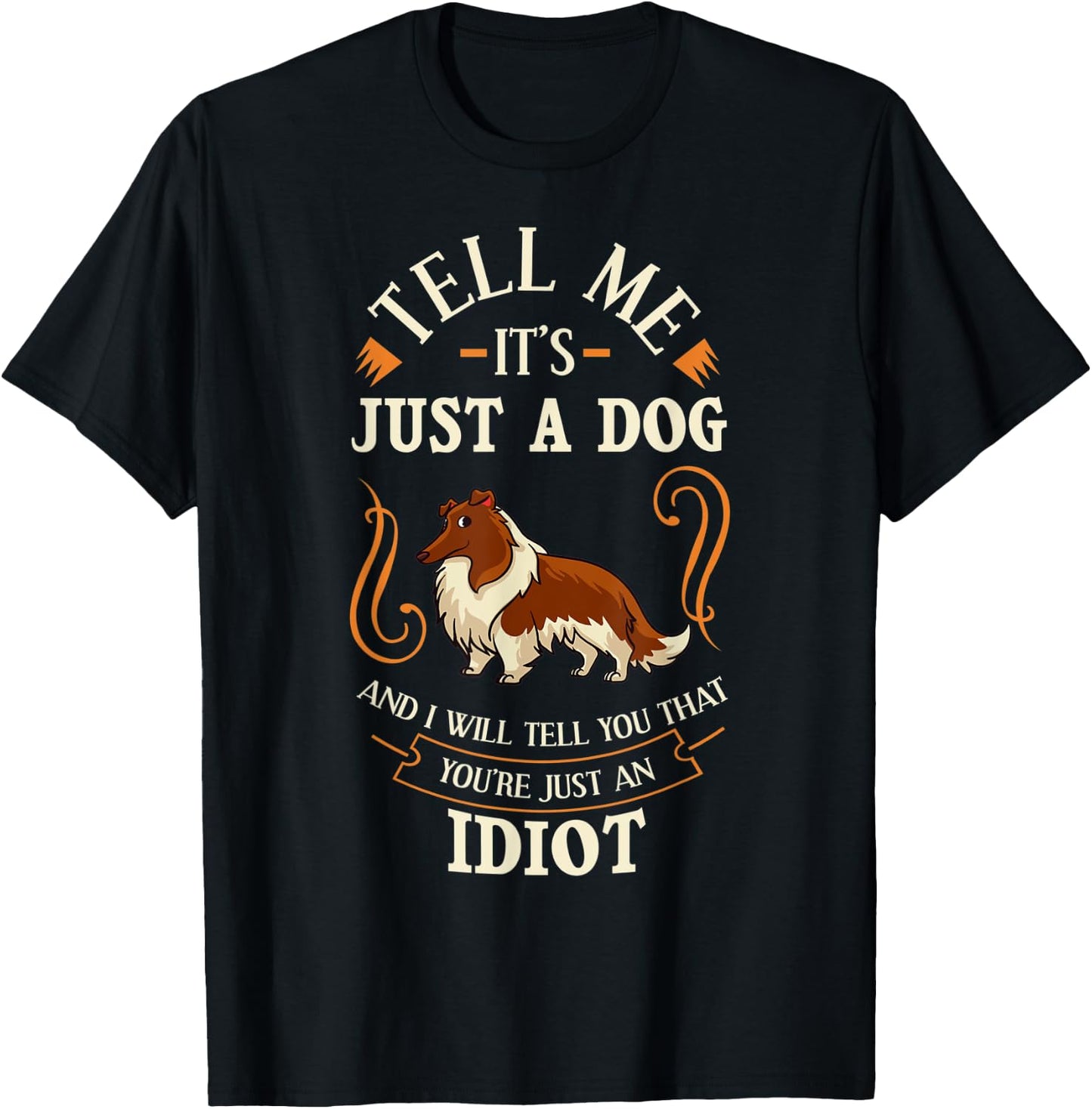 Rough Collie Dog Puppies Owner Lover Women T-Shirt - T-Shirt | Black