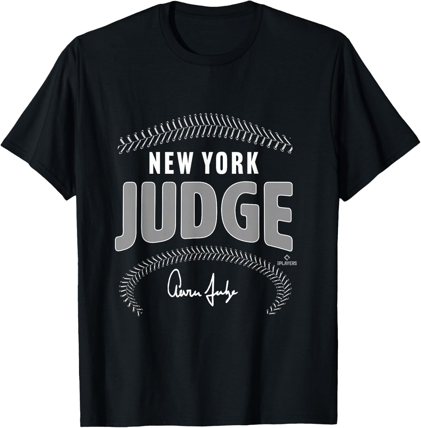 Aaron Judge New York Name & Number (Front & Back) MLBPA T-Shirt - T-Shirt | Black