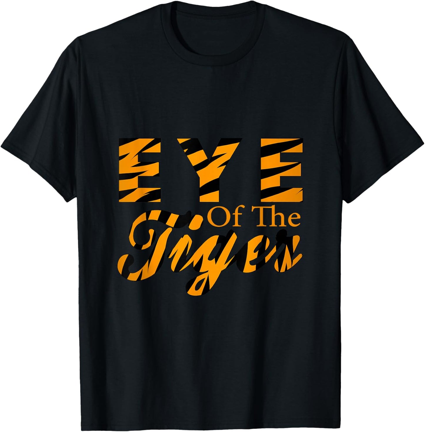 Eye Of The Tiger T-Shirt - T-Shirt | Black