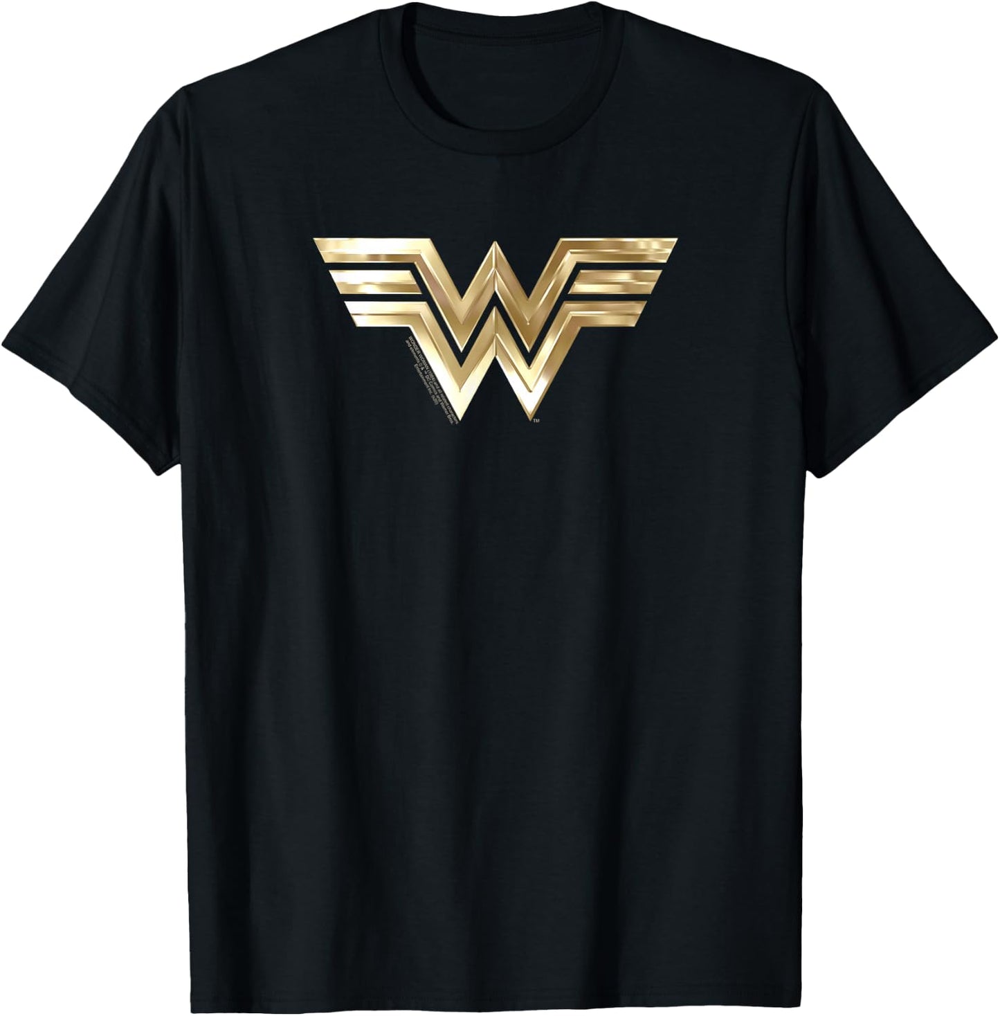 Wonder Woman 1984 Golden Logo T-Shirt - T-Shirt | Black