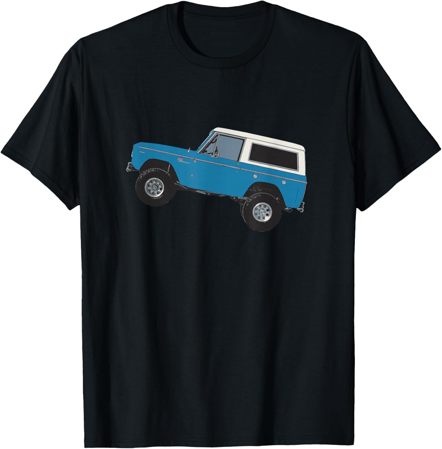Blue 1969 Classic Bronco T-Shirt - T-Shirt | Black