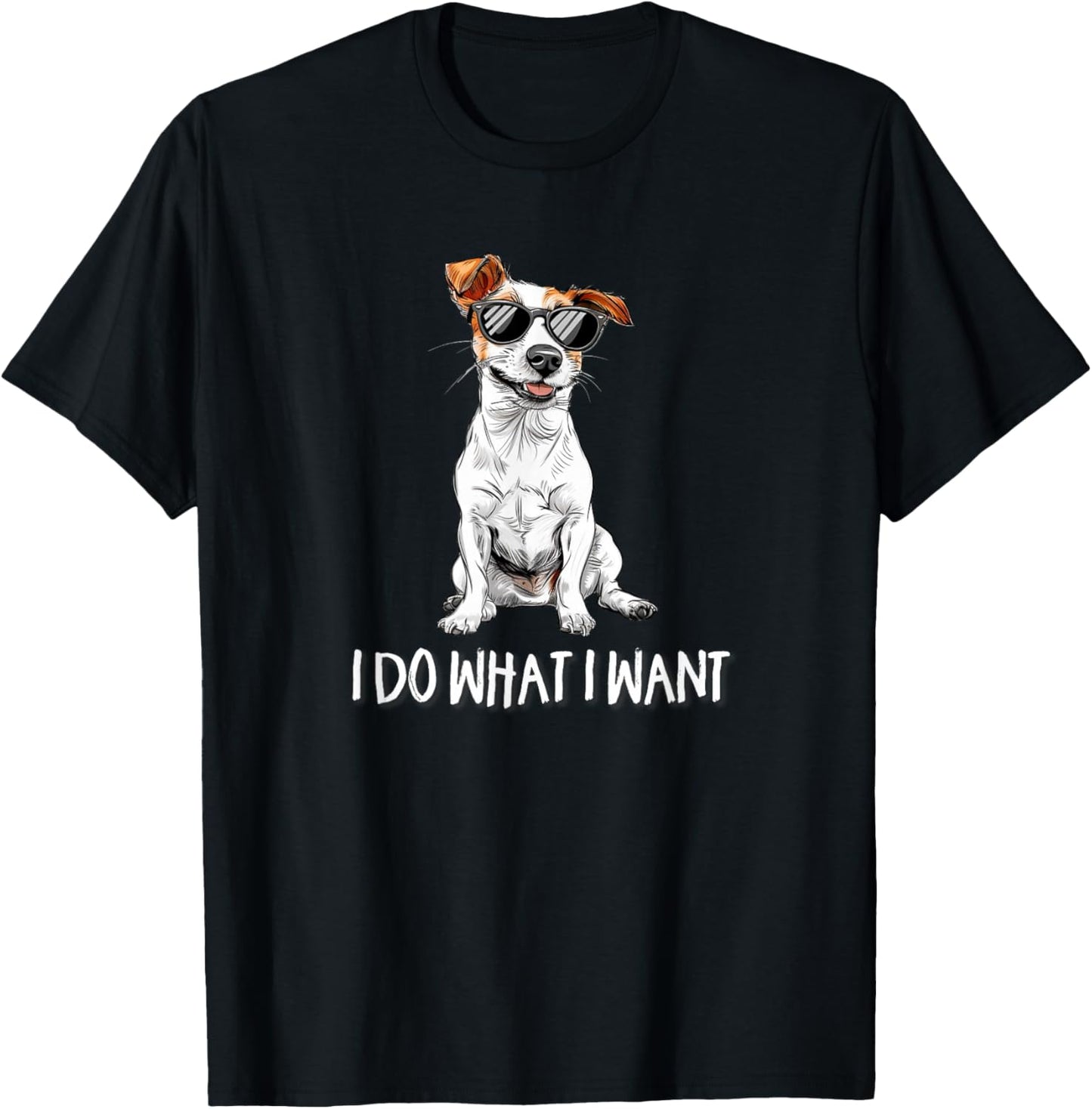 Kids JRT Dog Lover Do What I Want Jack Russell T-Shirt - T-Shirt | Black
