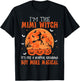 I'm The Mimi Witch It's Like A Normal Grandma Halloween T-Shirt - T-Shirt | Black