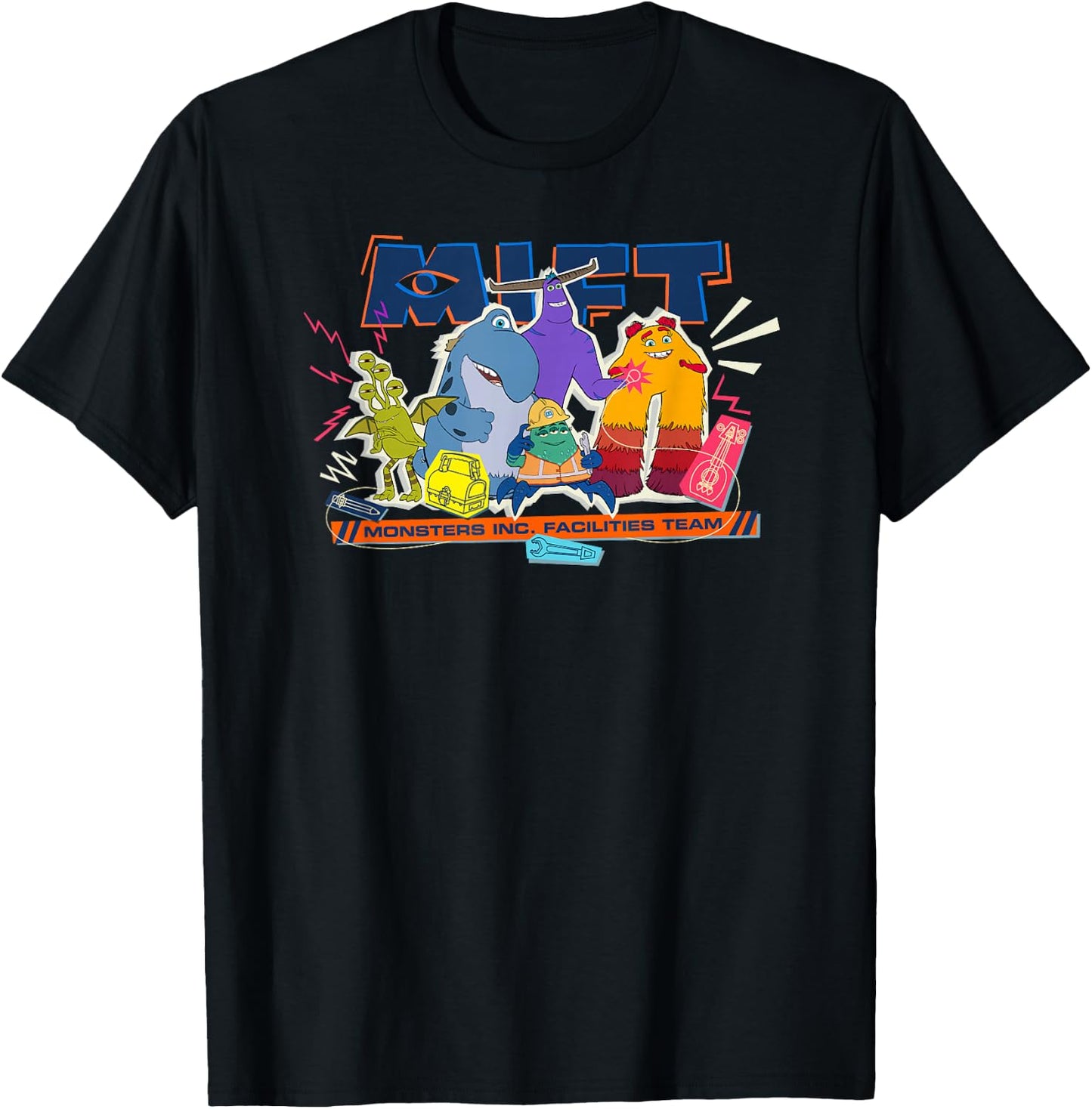 Disney and Pixar's Monsters At Work MIFT T-Shirt - T-Shirt | Black