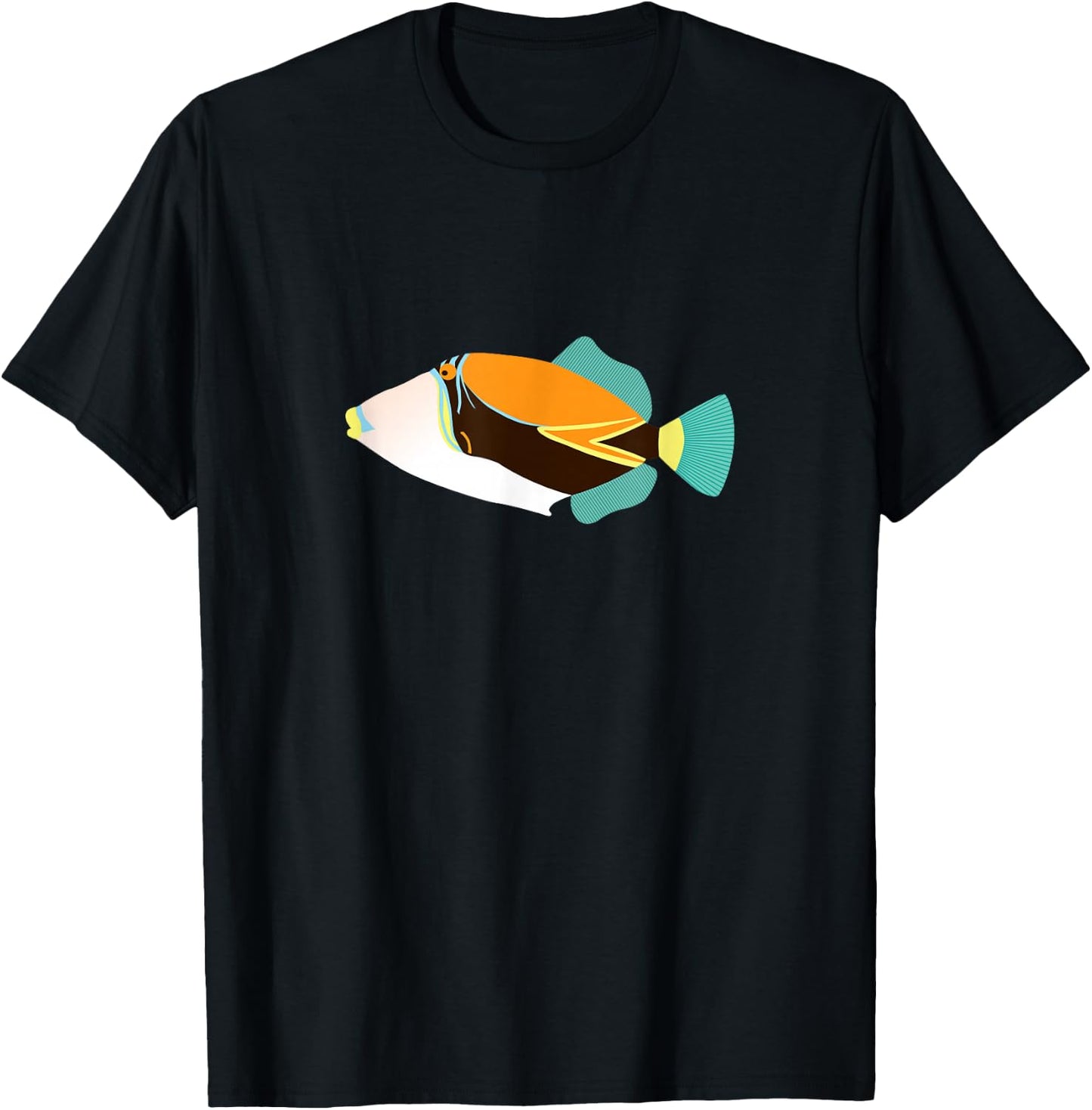 Humuhumunukunukuapu'a Hawaii State Fish T-Shirt - T-Shirt | Black