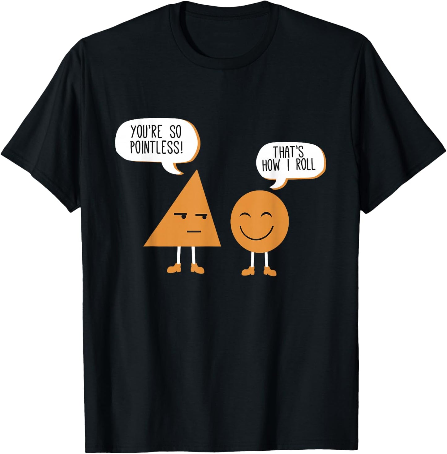 Math Graphic Funny Figures And Shapes You're So Pointless T-Shirt - T-Shirt | Black