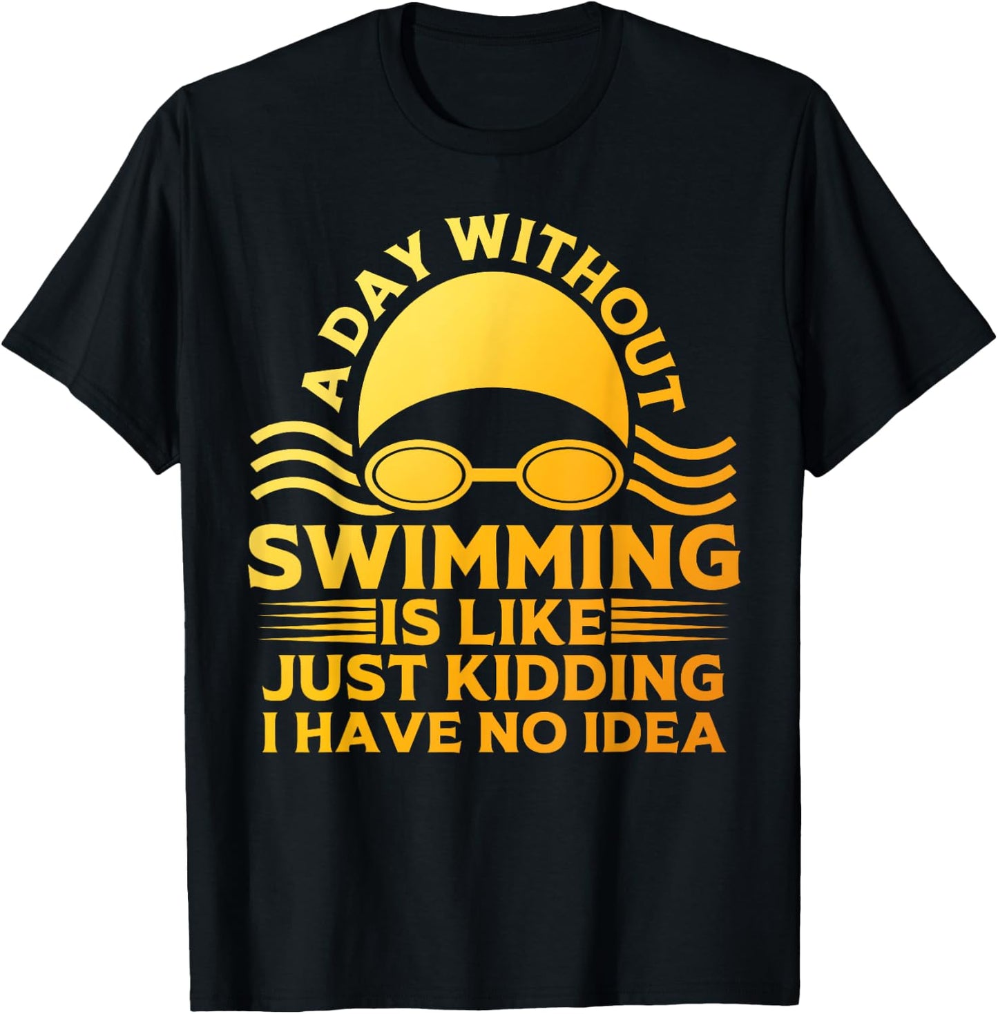 Funny Swimming Art Women Swim Team Coach Swimmer T-Shirt - T-Shirt | Black