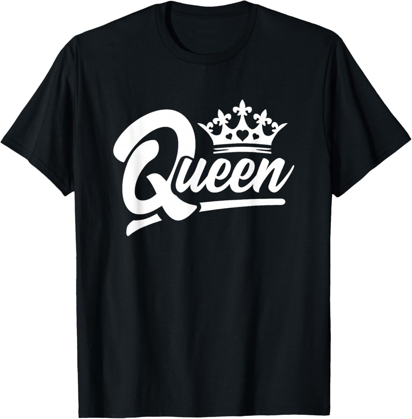 Queen Hearts Halloween Costume - Valentines Queen of Hearts T-Shirt - T-Shirt | Black