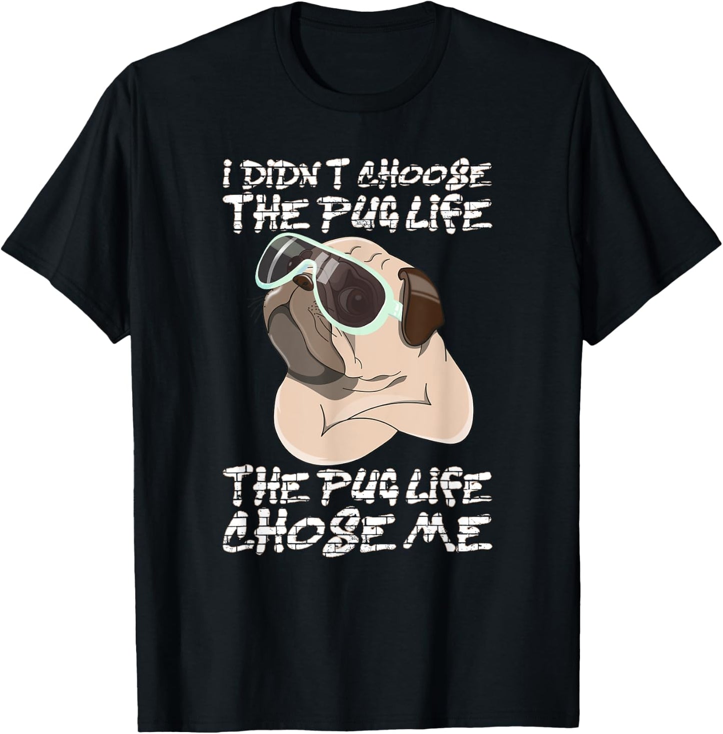 I didn't choose the life it chose me T-Shirt - T-Shirt | Black