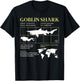Goblin Shark Living Fossil Deep-Sea Shark T-Shirt - T-Shirt | Black