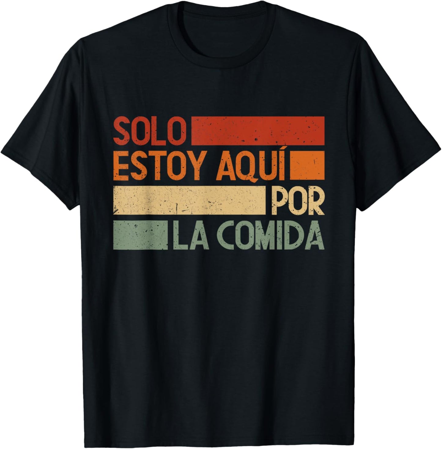 Solo estoy aquí por la comida T-Shirt - T-Shirt | Black