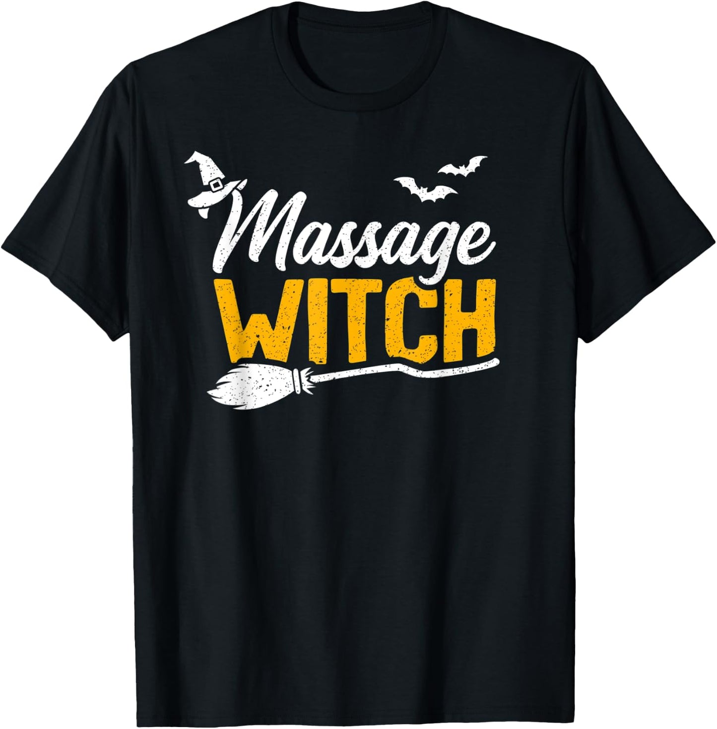 Massage Witch Shirt LMT Halloween Costume Spooky Funny T-Shirt - T-Shirt | Black