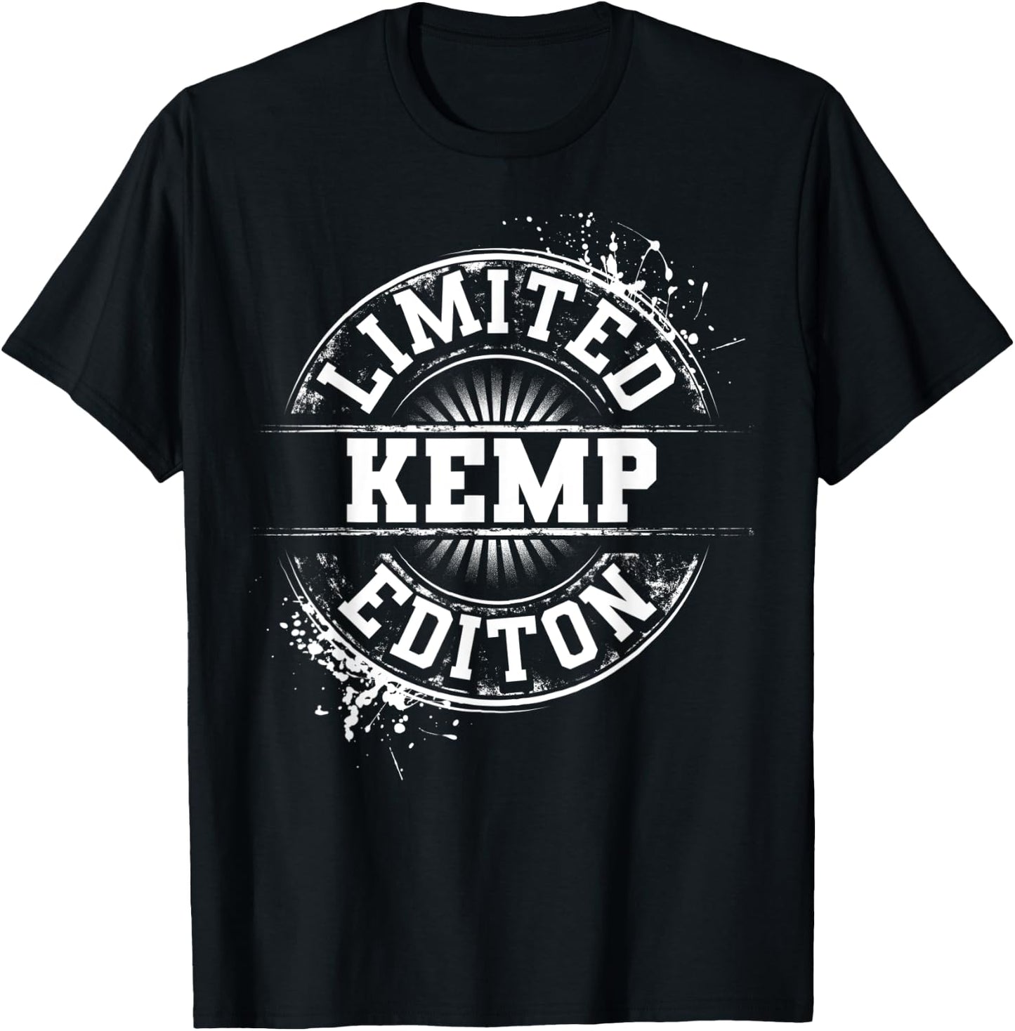 KEMP Funny Surname Family Tree Birthday Reunion Gift T-Shirt - T-Shirt | Black