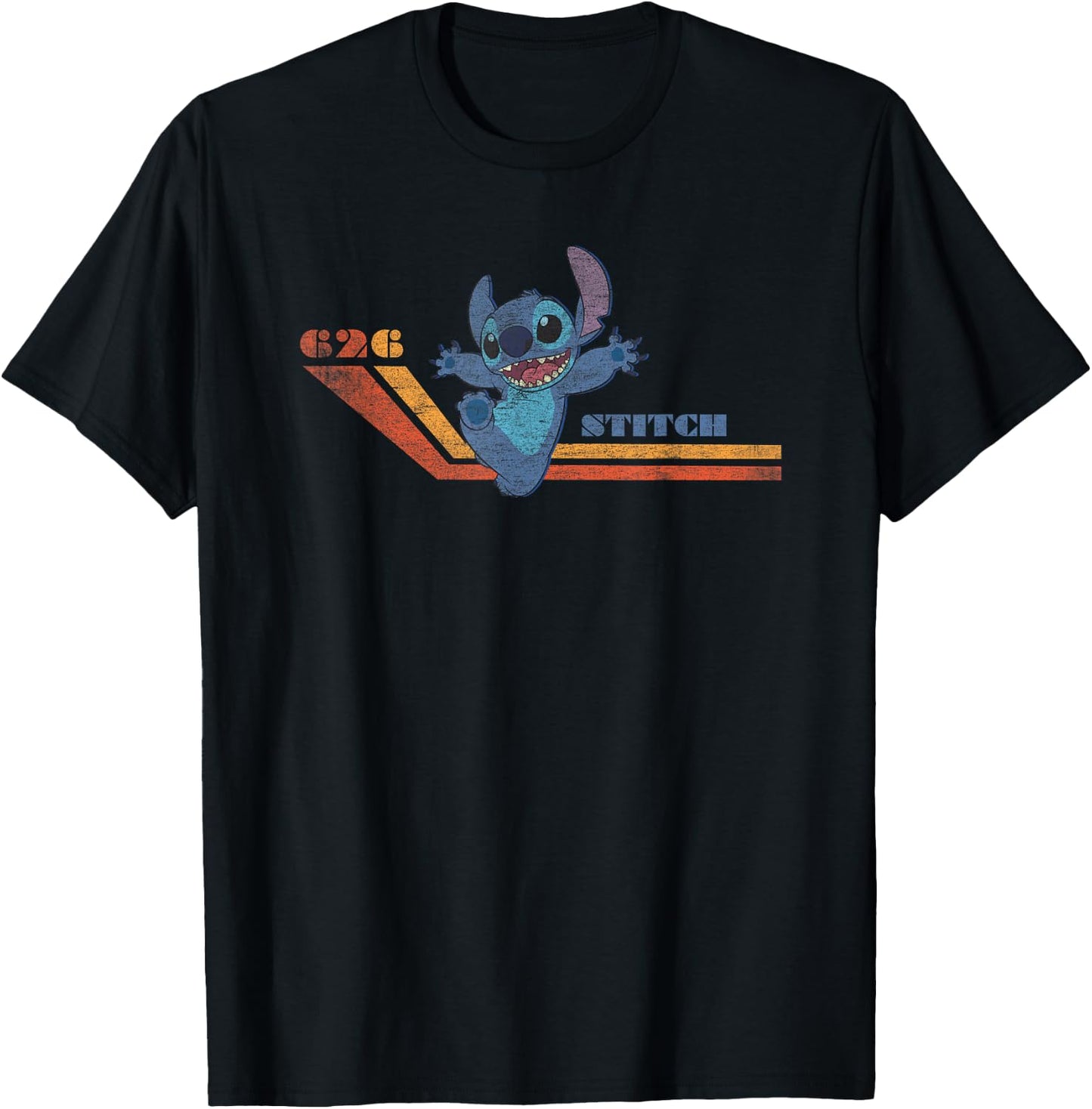 Lilo & Stitch - 626 Vintage T-Shirt - T-Shirt | Black