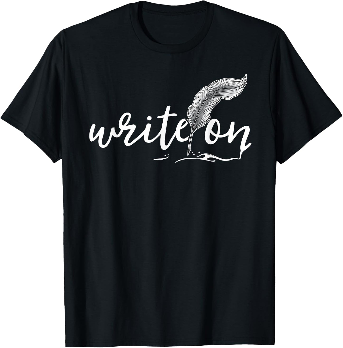 Journalism Gifts Write On Journalist Shirt Author Writer T-Shirt - T-Shirt | Black