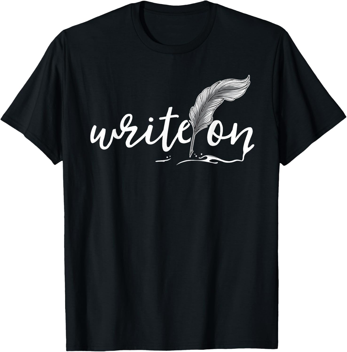 Journalism Gifts Write On Journalist Shirt Author Writer T-Shirt - T-Shirt | Black