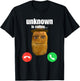 Chicken Nugget Man Face Cowboy Meme T-Shirt - T-Shirt | Black