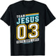 Christian - Team Jesus 03 Faith Hope Love T-Shirt - T-Shirt | Black