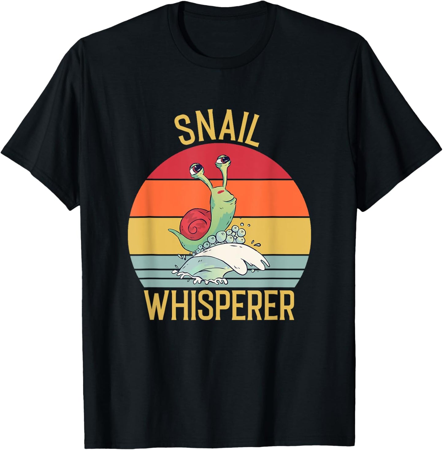 Snail Whisperer T-Shirt - T-Shirt | Black