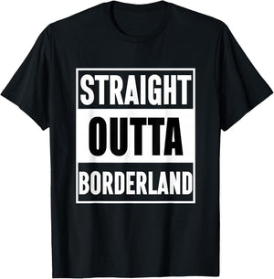 Frontline Origins: Straight Outta Borderland T-Shirt - T-Shirt | Black