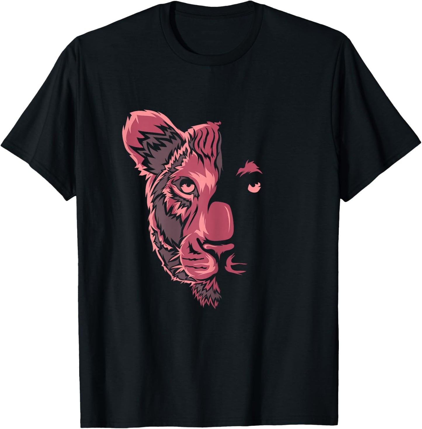 Lioness Lion T-Shirt - T-Shirt | Black