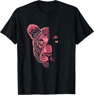 Lioness Lion T-Shirt - T-Shirt | Black