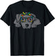 Pitbull Puzzle Bandana Glasses Autism Awareness Pitties Dog T-Shirt - T-Shirt | Black