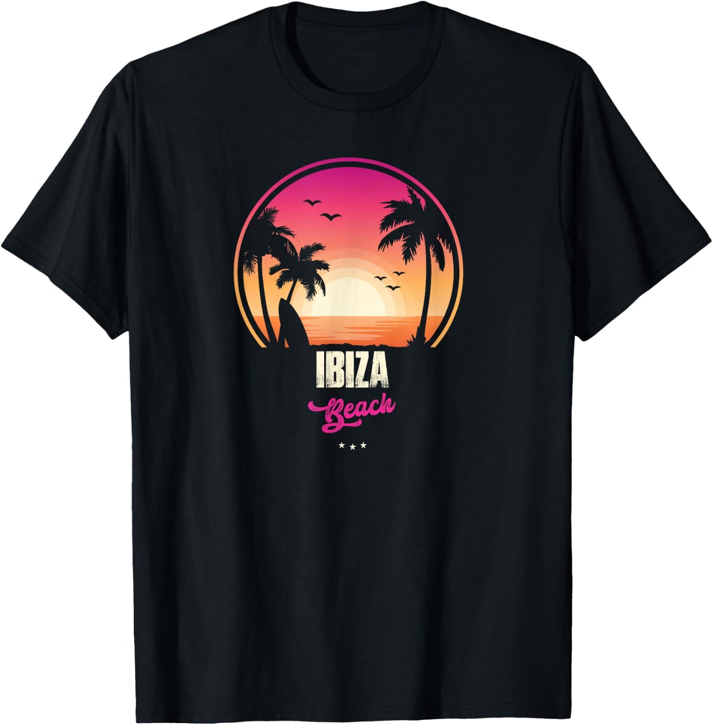 Ibiza Souvenir - Beach Reminder T-Shirt - T-Shirt | Black