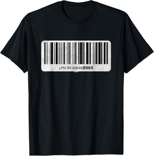 LPN Sticker for Damaged Associates Swagazon Coworker Gifts T-Shirt - T-Shirt | Black