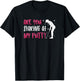 Are You Staring At My Putt? Ladies Golf Ball Putt Novelty T-Shirt - T-Shirt | Black