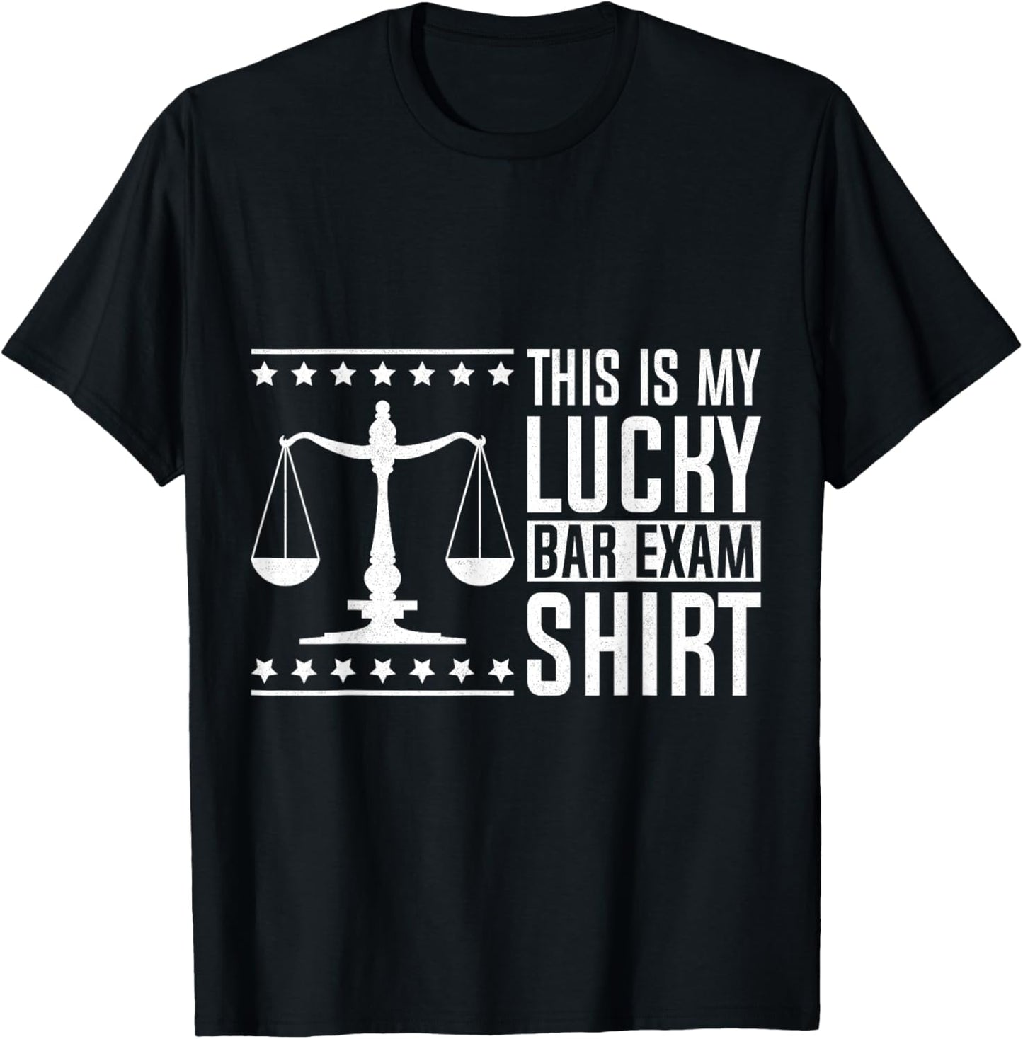 This Is My Lucky Bar Exam T-Shirt - T-Shirt | Black
