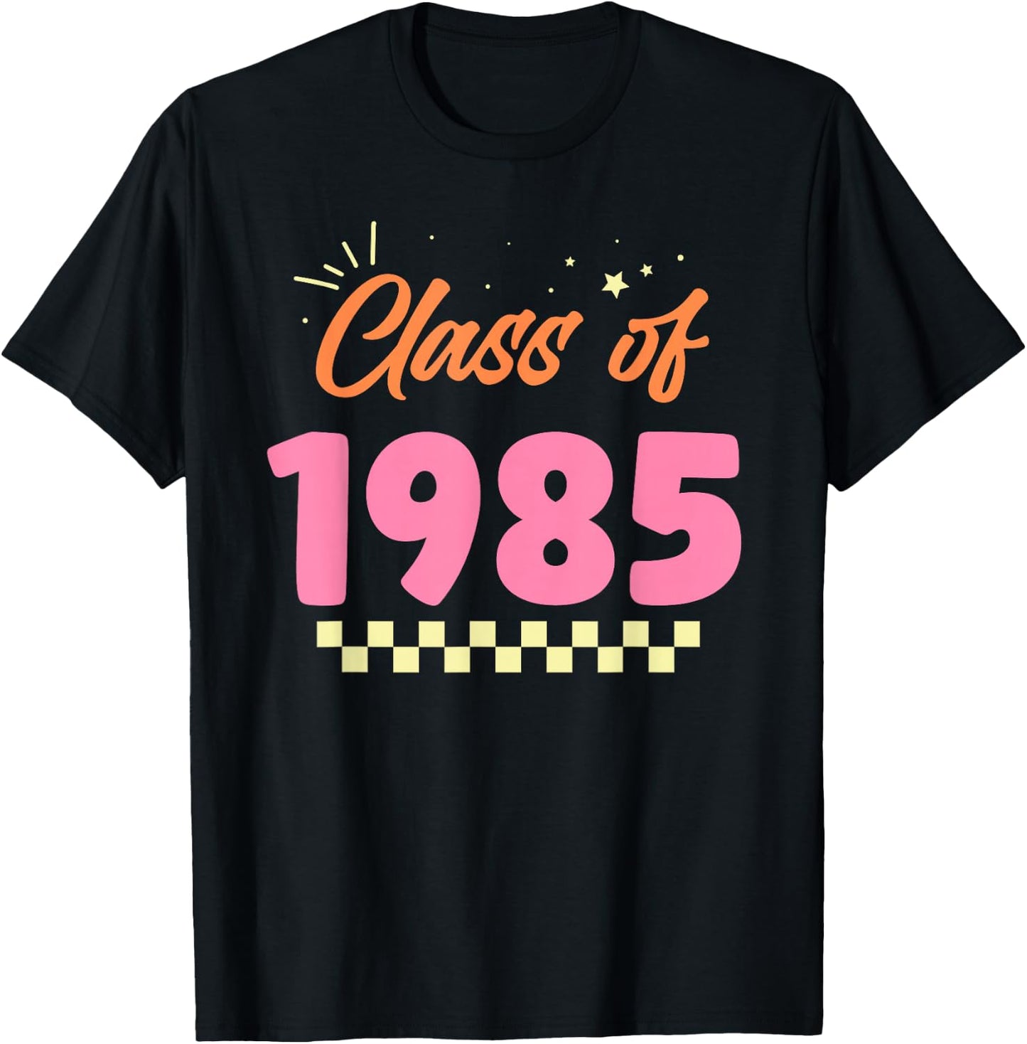 Class of 1985 School Graduation Meetup Reunion T-Shirt - T-Shirt | Black