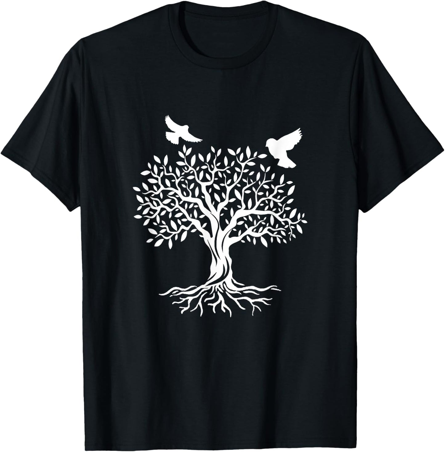 Yggdrasil Tree of life tree of life ravens vikings T-Shirt - T-Shirt | Black
