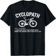 Cyclopath Funny Bicycle Gravel Bike Cyclocross Bikepacker T-Shirt - T-Shirt | Black