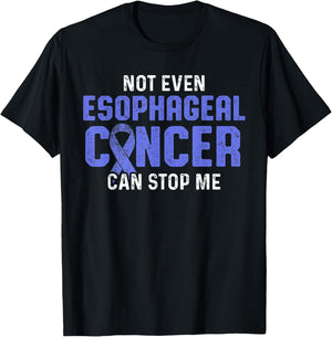 Esophageal Cancer Survivor Stop Esophagus Warrior T-Shirt - T-Shirt | Black