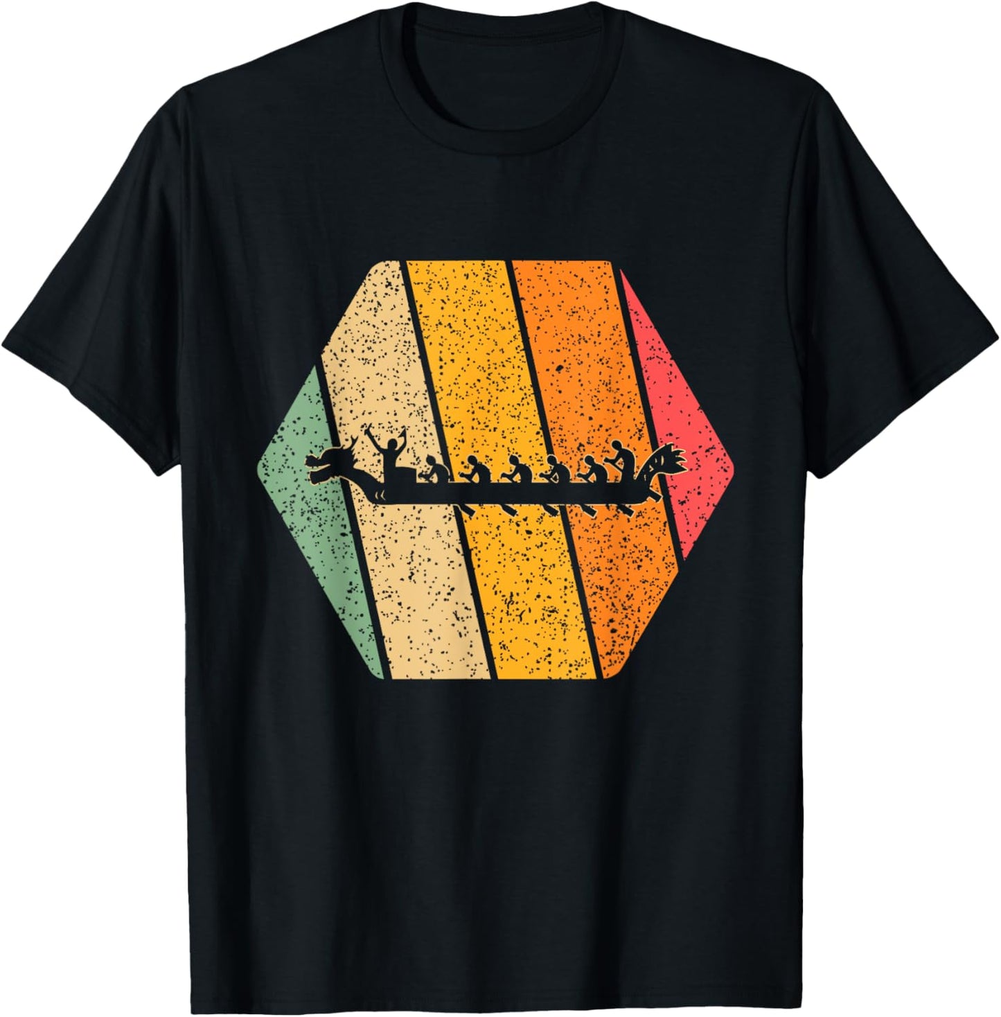 Paddle Dragon Boat T-Shirt - T-Shirt | Black