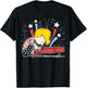 Peanuts - Schroeder Americana Piano And Stars T-Shirt - T-Shirt | Black