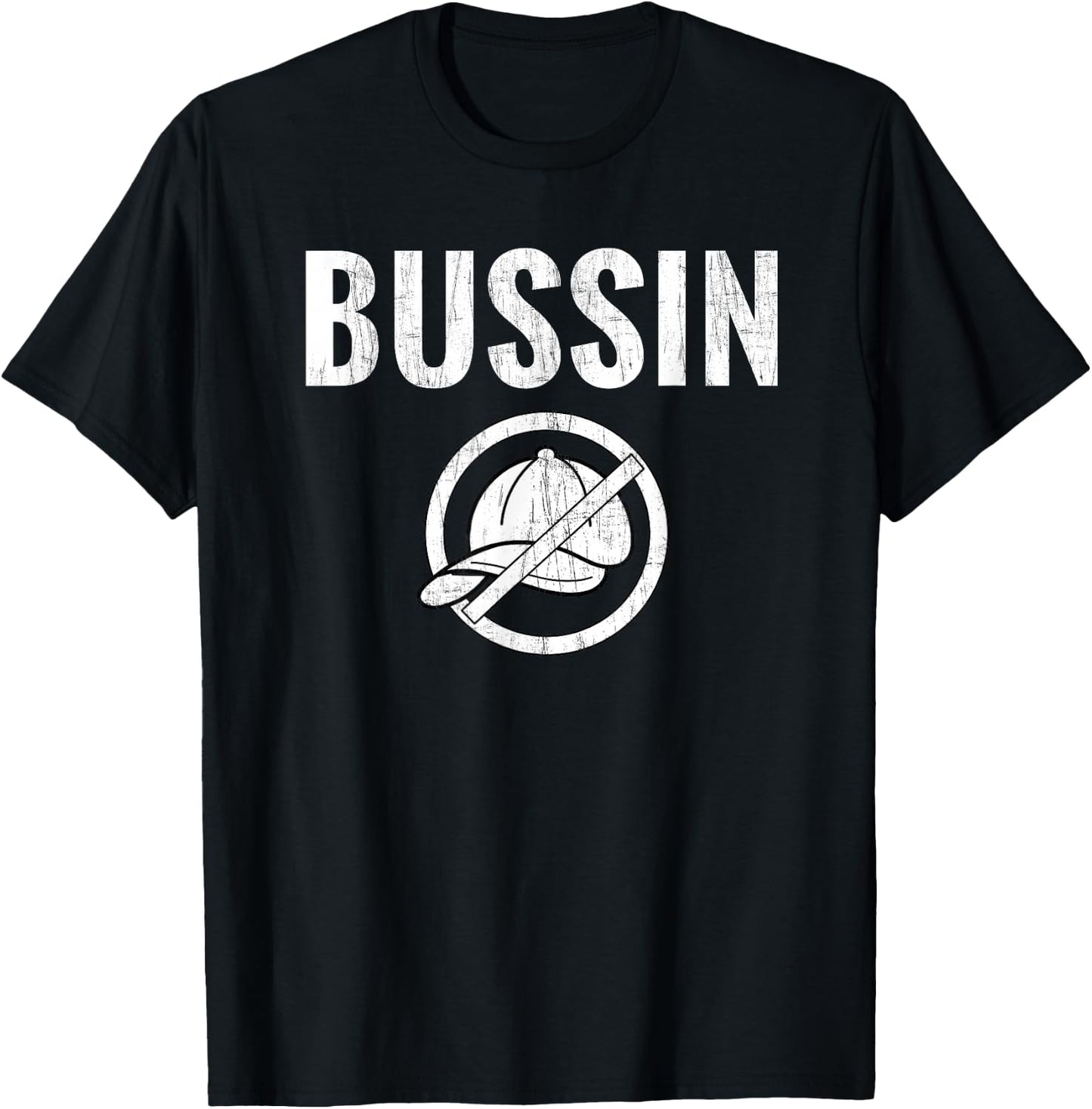 BUSSIN No Cap Funny Keto Slang Talk T-Shirt - T-Shirt | Black