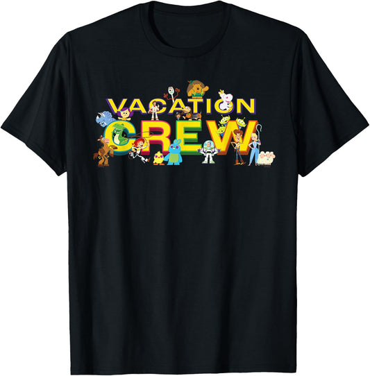Disney and Pixar’s Toy Story Family Trip Vacation Crew T-Shirt - T-Shirt | Black